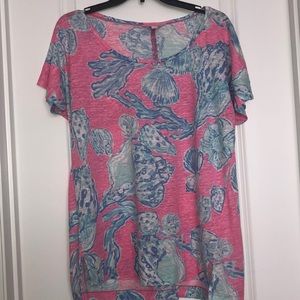Lilly Pulitzer - barefoot princess print, tee